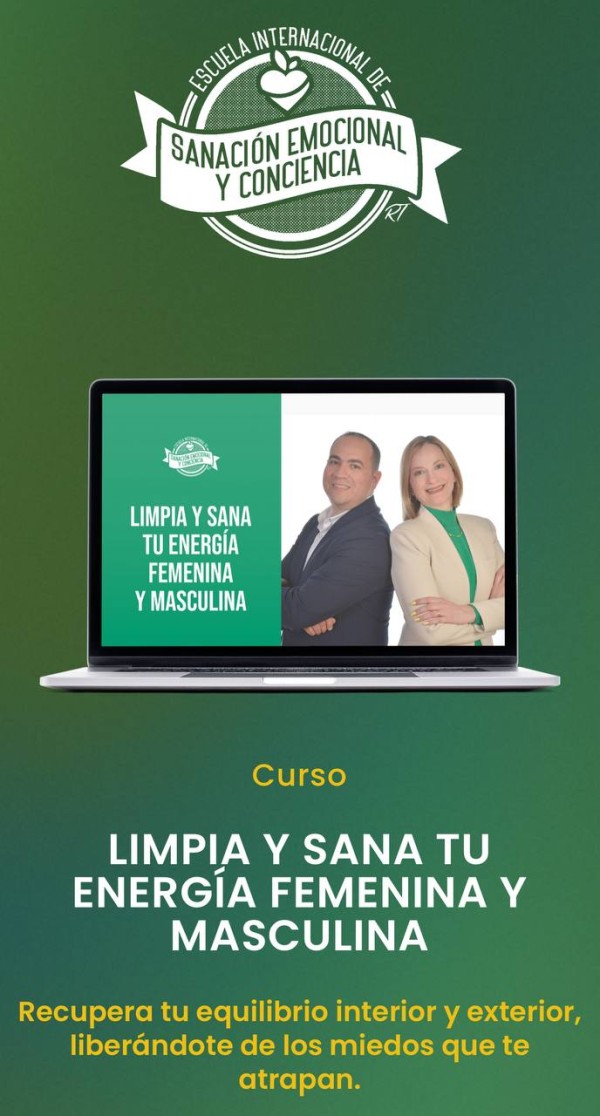 CURSO on LINE EQUILIBRA TU ENERGIA MASCULINA Y FEMENINA