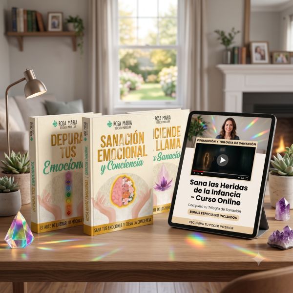 TRILOGIA SANA TUS EMOCIONES + BONUS CURSO ON LINE SANA LAS HERIDAS DE LA INFANCIA